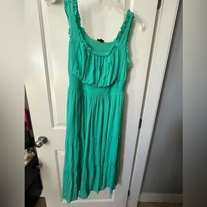 Torrid Vibrant Green Maxi Dress